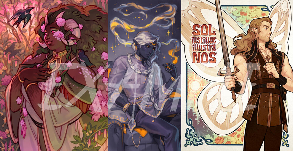 IMG-04: DETAILED ILLUSTRATION - $150-300 Better rendering, higher complexity, and/or a more defined environment (May feature several characters)